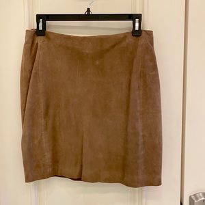 Ralph Lauren Purple Label Suede Skirt Size 6